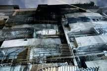 Chập đường dây điện đấu nối gây cháy cư xá Độc Lập