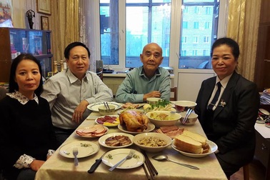 Năm mới tới thăm bậc “trưởng lão” người Việt tại Nga