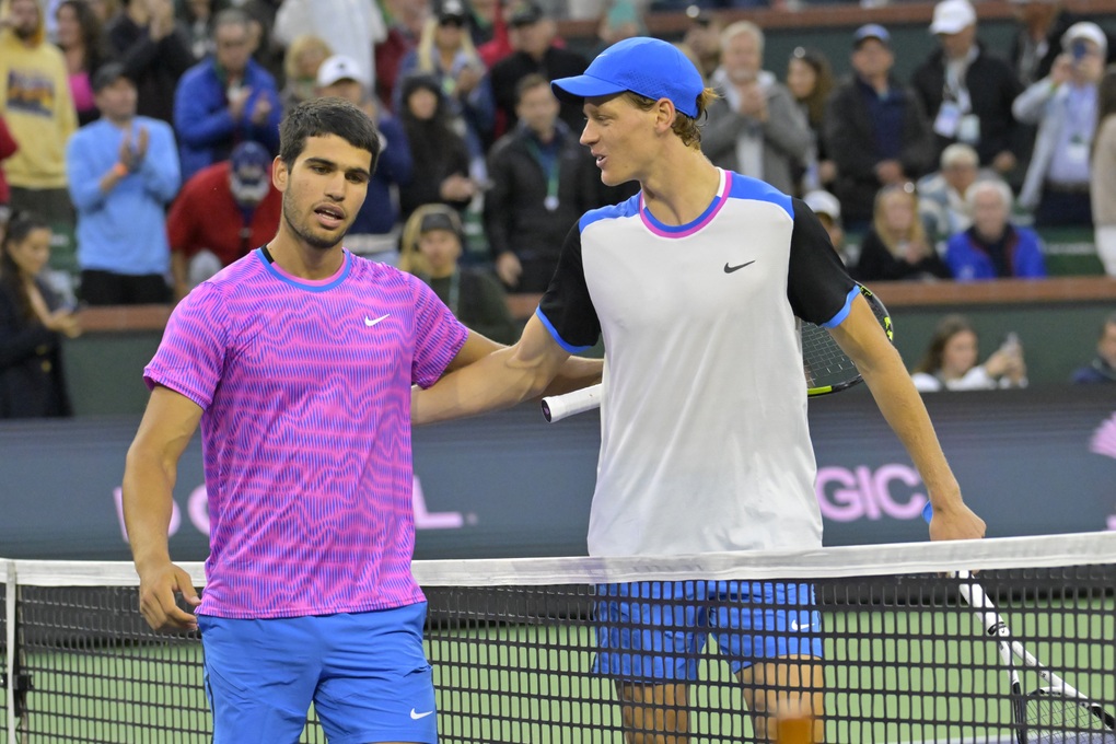 Jannik Sinner chờ quyết đấu Carlos Alcaraz ở China Open 2024 - 1 Jannik Sinner chờ quyết đấu Carlos Alcaraz ở China Open 2024 - 1