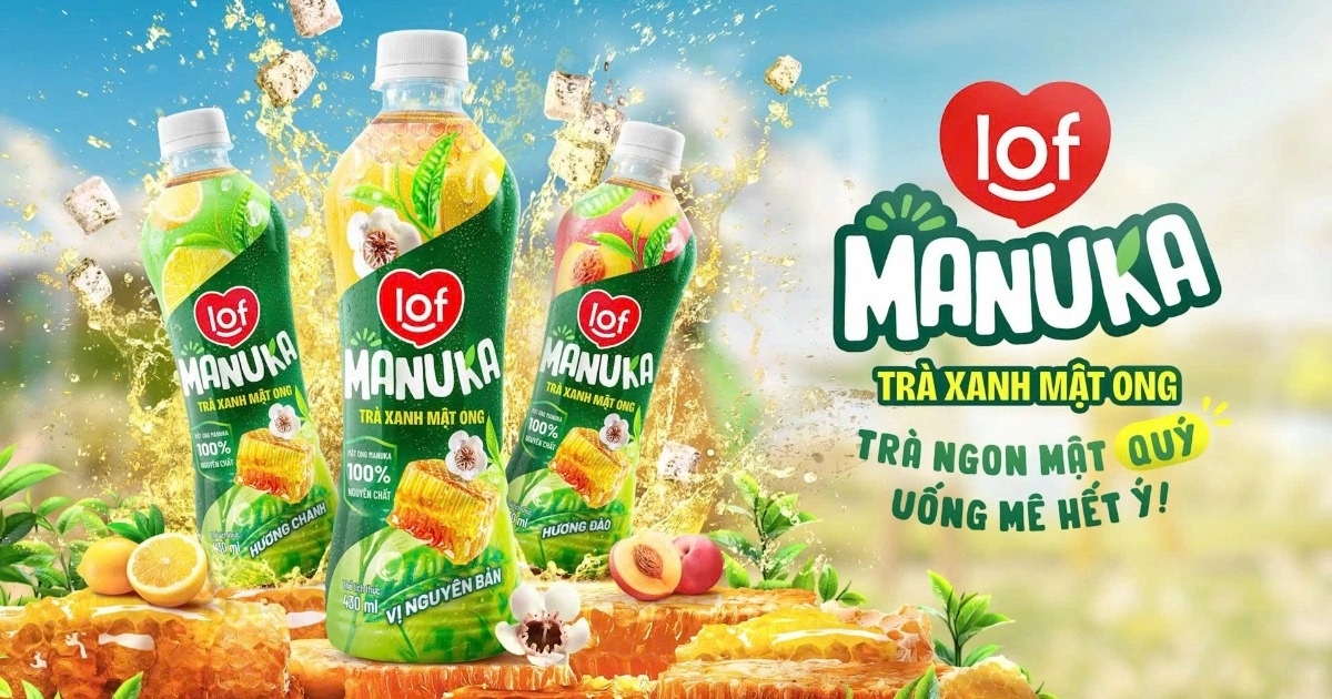 Lof Manuka: Trà xanh kết hợp mật ong Manuka từ Úc và New Zealand