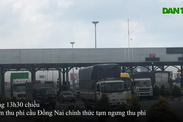 Trạm thu phí cầu Đồng Nai tạm dừng, tài xế bối rối, người dân lo ngại