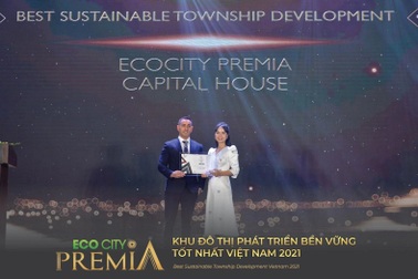 EcoCity Premia xuất sắc thắng giải Best Sustainable Township Development Vietnam 2021