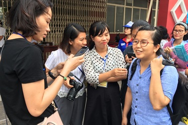 Gặp 1 trong 5 thí sinh đặc biệt thi phòng thi riêng ở TPHCM