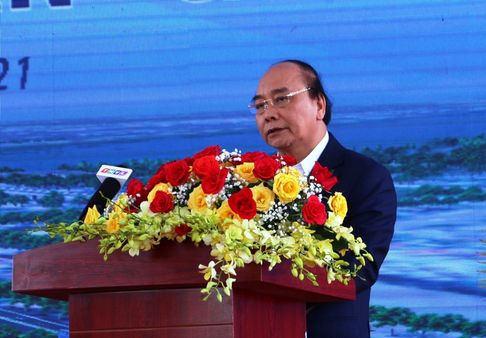 Thủ tướng phát lệnh khởi công cao tốc Mỹ Thuận - Cần Thơ - 1 Thủ tướng phát lệnh khởi công cao tốc Mỹ Thuận - Cần Thơ - 1