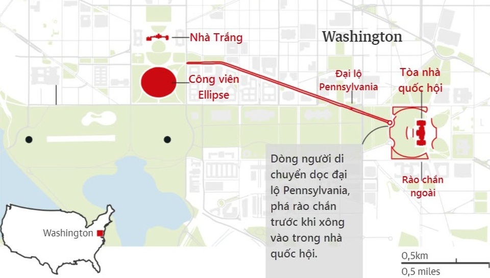 Diễn biến 4 giờ trụ sở quốc hội Mỹ tê liệt trong vụ bạo loạn lịch sử - 3