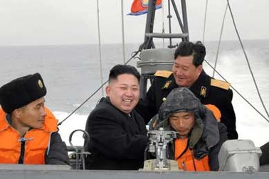 Đại tướng Kim Jong-un thị sát các đơn vị hải quân