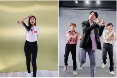 Bạn trẻ thi nhau nhảy vũ điệu bầu cử tạo khí thế ngày hội non sông 23/5