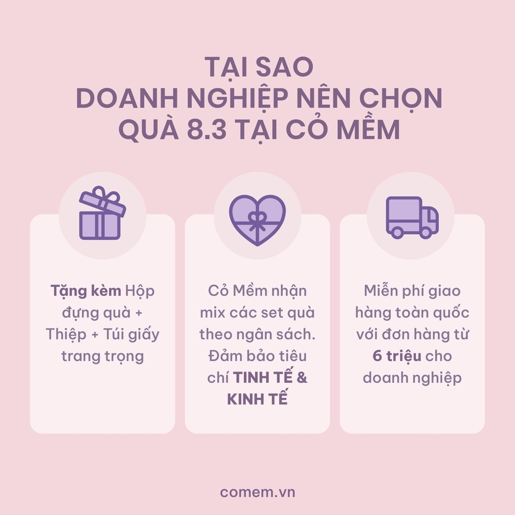 Cỏ Mềm đồng hành cùng các doanh nghiệp tri ân phụ nữ dịp 8/3 - 5 Cỏ Mềm đồng hành cùng các doanh nghiệp tri ân phụ nữ dịp 8/3 - 5