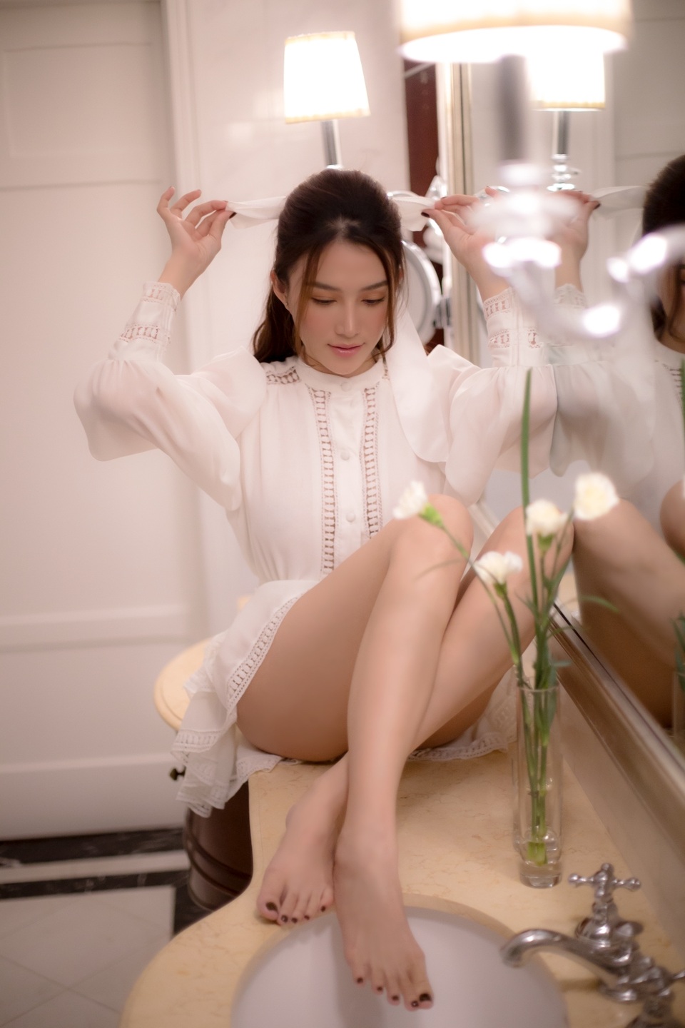 Lê Hà The Face khoe dáng thon gọn, tái xuất sau 3 năm ở nhà chăm con - 6 Lê Hà The Face khoe dáng thon gọn, tái xuất sau 3 năm ở nhà chăm con - 6