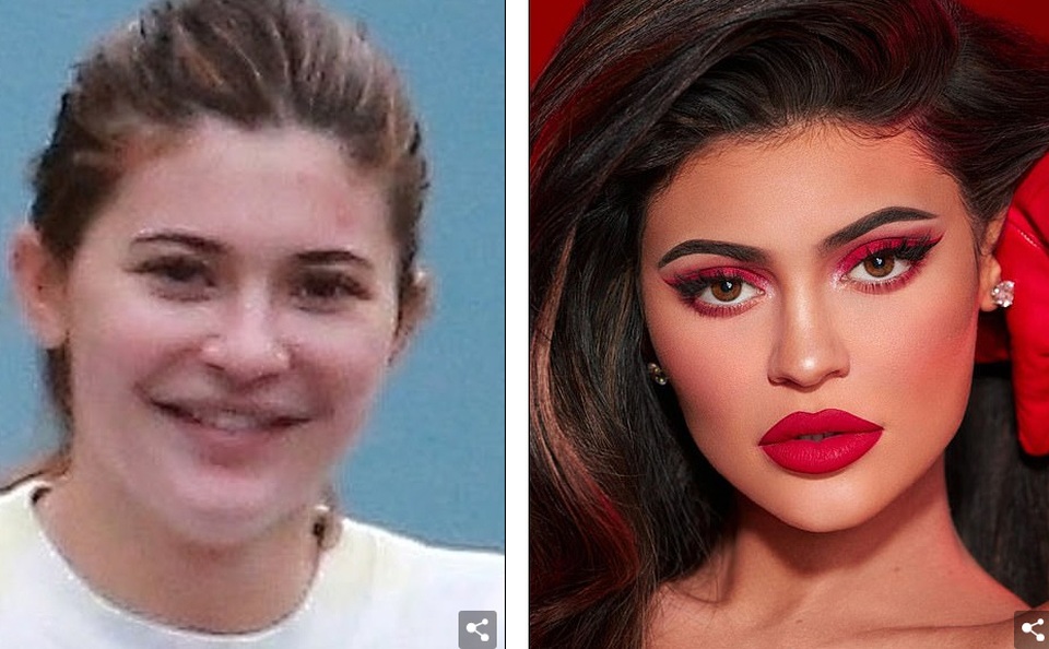 Kylie Jenner và lần hiếm hoi lộ mặt mộc - 4 Kylie Jenner và lần hiếm hoi lộ mặt mộc - 4