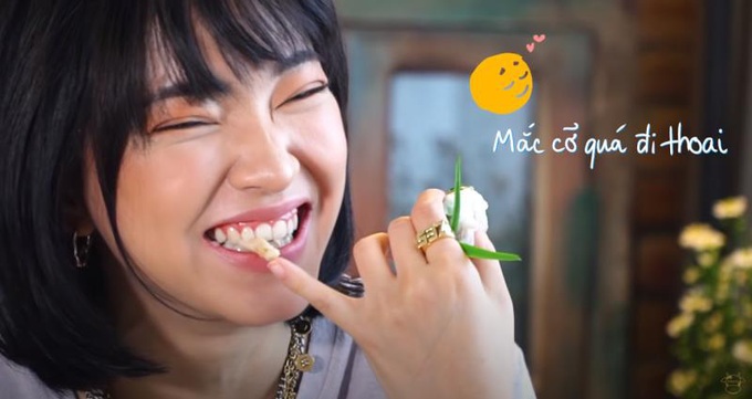 Châu Bùi quá bí tính từ khi lần đầu làm video mukbang 10 món chay - Ảnh 2.