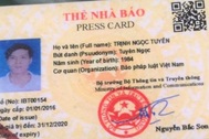 Người mạo danh Cục Báo chí tặng hoa Công an Thanh Hóa dùng thẻ nhà báo giả