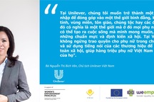 Unilever Việt Nam hỗ trợ phụ nữ trên toàn quốc cải thiện cuộc sống