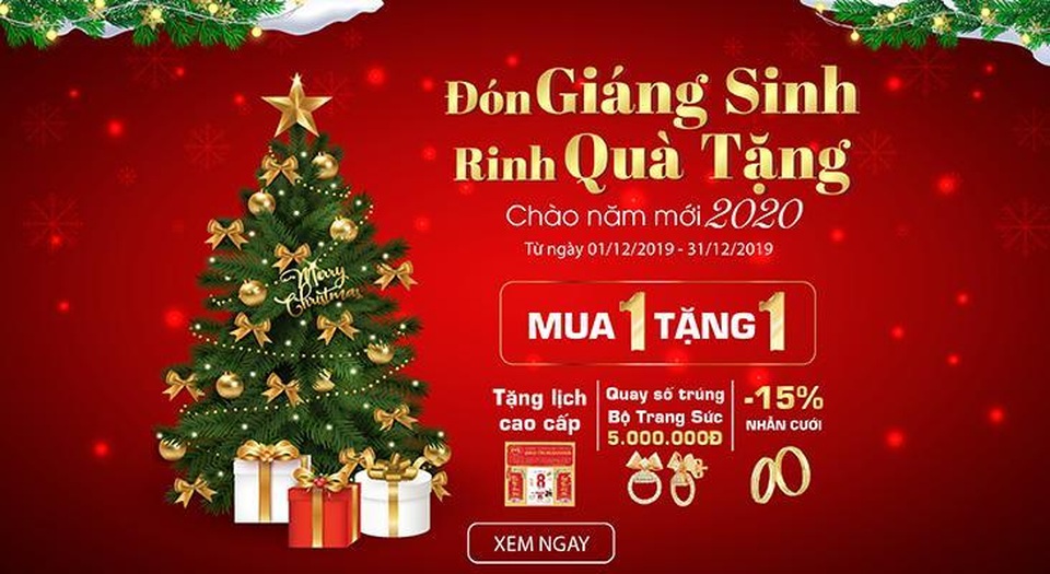 Mừng giáng sinh “mua trang sức tặng trang sức” tại Bảo Tín Mạnh Hải - 1 Mừng giáng sinh “mua trang sức tặng trang sức” tại Bảo Tín Mạnh Hải - 1
