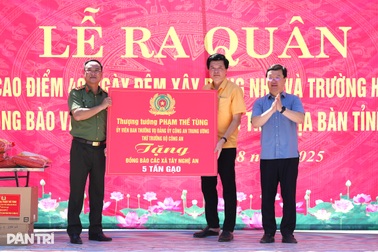 Phát động 40 ngày đêm dựng nhà, xây trường cho vùng lũ Nghệ An