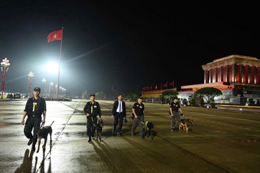 Những chiến sĩ đặc biệt bảo đảm an ninh an toàn Lễ kỷ niệm A80