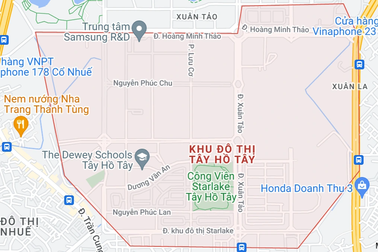 Quận Tây Hồ lý giải việc bồi thường dự án Tây Hồ Tây chỉ 252.000 đồng/m2