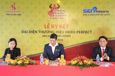Siêu mẫu Bình Minh làm đại sứ thương hiệu Thực phẩm bảo vệ sức khỏe Hero Perfect