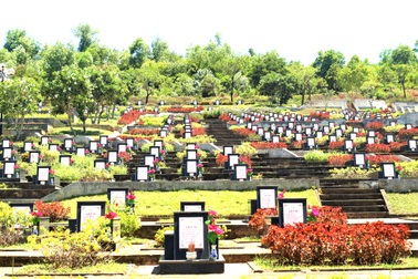 Hơn 131 tỷ đồng dành để cải tạo, nâng cấp nghĩa trang liệt sỹ