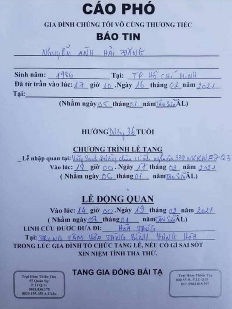 Bạn gái diễn viên Hải Đăng đau đớn nói: Em kêu mà không ai cứu anh hết - 4 Bạn gái diễn viên Hải Đăng đau đớn nói: Em kêu mà không ai cứu anh hết - 4