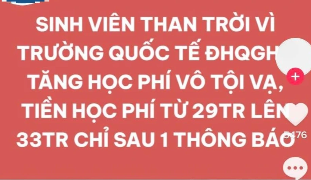 Trường Quốc tế bác thông tin tăng học phí vô tội vạ - 1 Trường Quốc tế bác thông tin tăng học phí vô tội vạ - 1