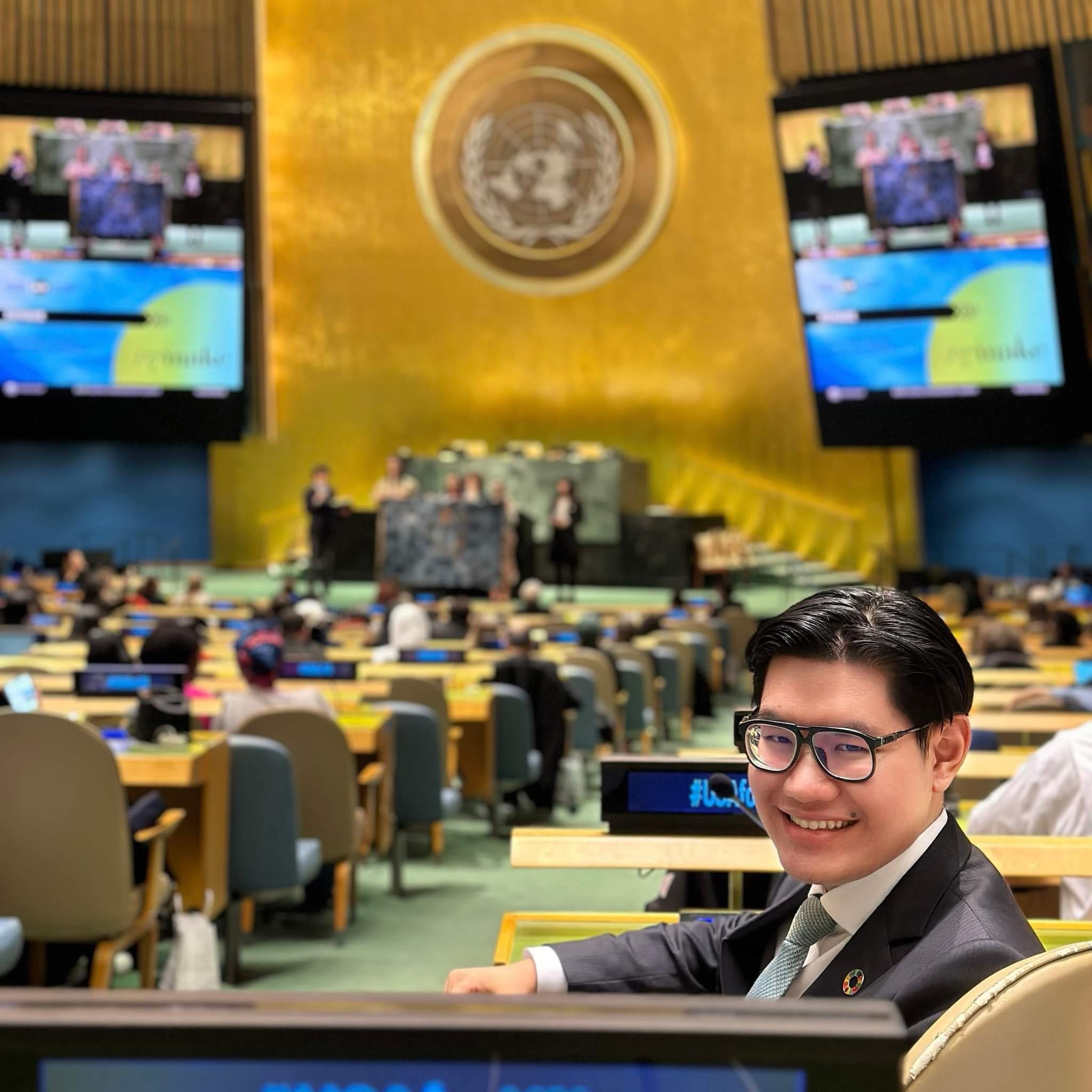 Nam sinh Việt Nam 22 tuổi phát biểu tại Đại hội đồng Liên hợp quốc - 3