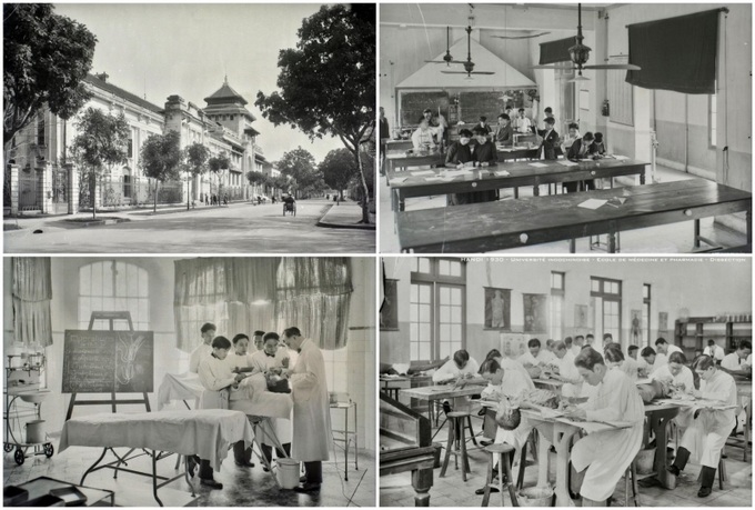 Trường Đại học Y Hà Nội những năm 1930. (Ảnh: hmu.edu.vn)
