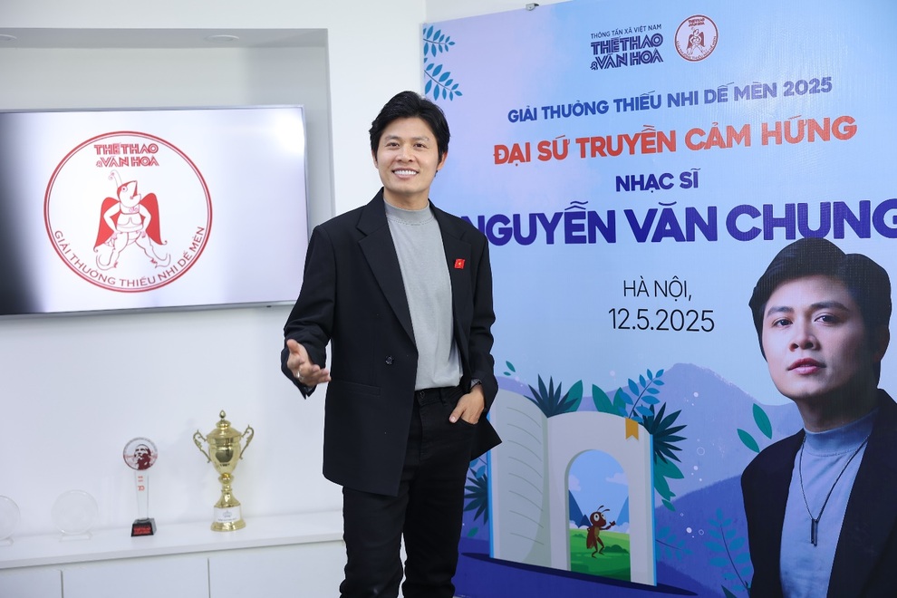 Nhạc sĩ Nguyễn Văn Chung là Đại sứ Giải thưởng Dế Mèn 2025 - 3 Nhạc sĩ Nguyễn Văn Chung là Đại sứ Giải thưởng Dế Mèn 2025 - 3