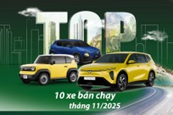 10 mẫu ô tô hút khách tháng 11: Limo Green dẫn đầu, Herio Green vắng bóng