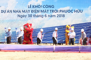 Khởi công Dự án Nhà máy Điện mặt trời Phước Hữu