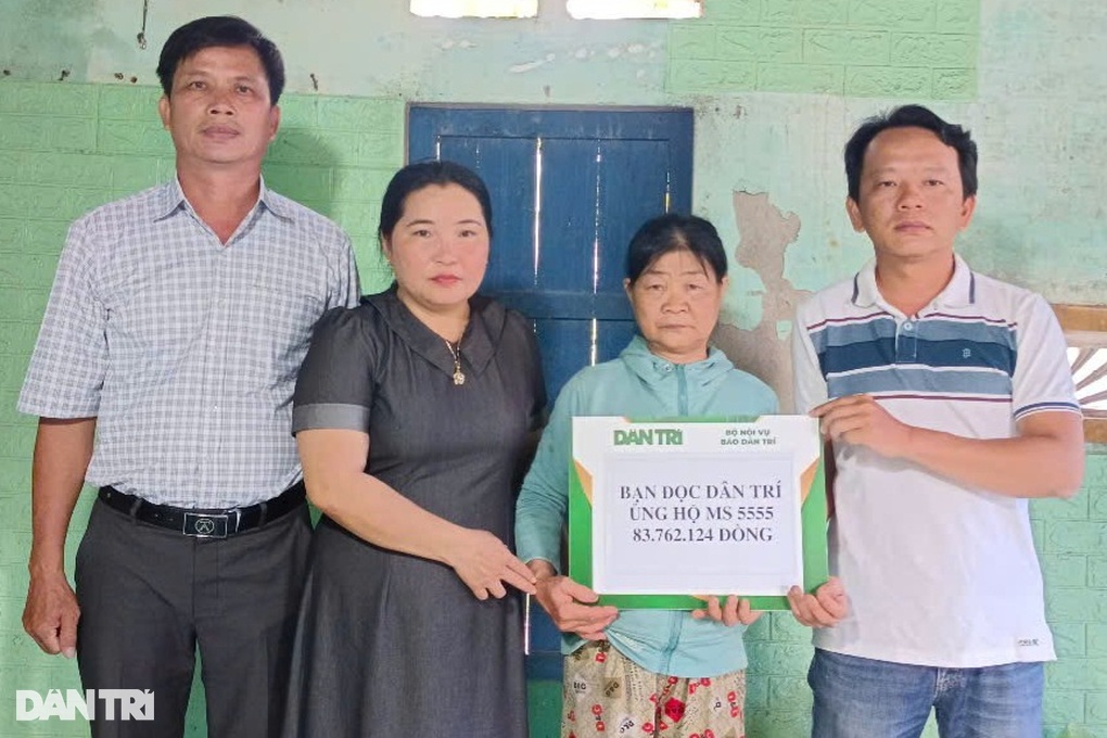 Tiền bạn đọc ủng hộ giúp giữ mảnh vườn để người phụ nữ khốn khổ mưu sinh - 1 Tiền bạn đọc ủng hộ giúp giữ mảnh vườn để người phụ nữ khốn khổ mưu sinh - 1