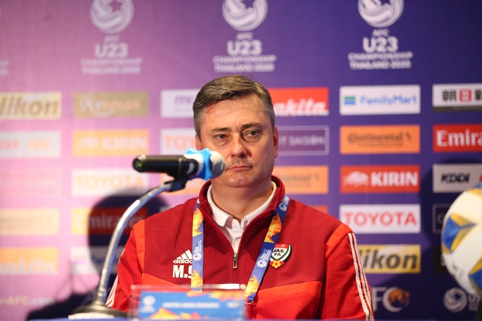 HLV UAE: “Tôi không muốn nhắc lại trận thua U23 Việt Nam” - 1 HLV UAE: “Tôi không muốn nhắc lại trận thua U23 Việt Nam” - 1