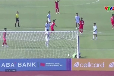 U22 Indonesia ghi bàn mở tỷ số trước U22 Myanmar