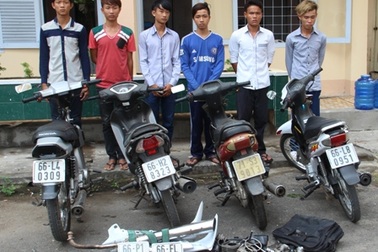 Băng trộm xe môtô 9x sa lưới