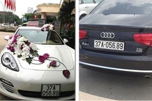 Hai xe sang cùng chung biển kiểm soát “sinh lộc phát tài”