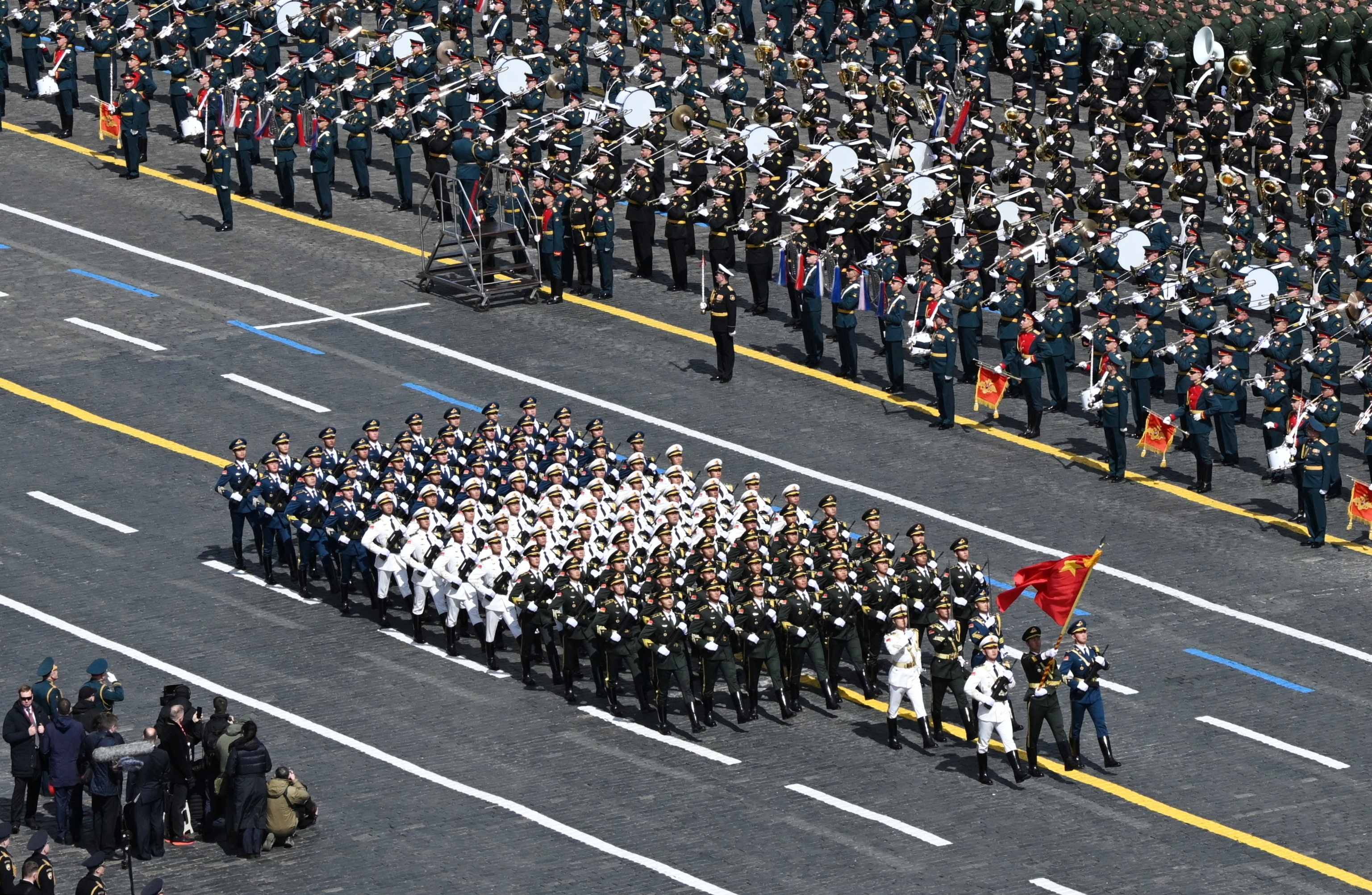 View - Các khối quân đội nước ngoài tại lễ duyệt binh Ngày Chiến thắng | Báo Dân trí