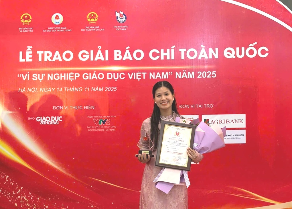 Báo Dân trí đạt Giải thưởng Vì sự nghiệp giáo dục Việt Nam năm 2025 - 3 Báo Dân trí đạt Giải thưởng Vì sự nghiệp giáo dục Việt Nam năm 2025 - 3