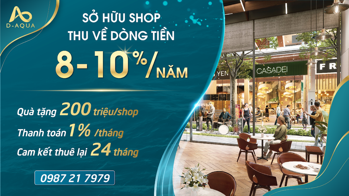 Shop thương mại D-Aqua và triển vọng sinh lời - 4