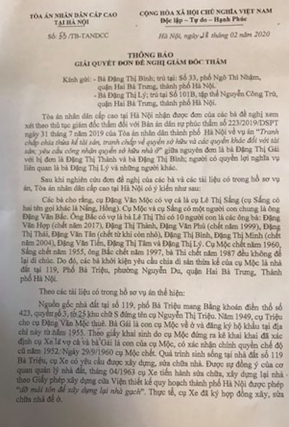 Hà Nội: Cụ bà 78 tuổi gần 10 năm đi kiện đòi một sự thật… hiển nhiên! - 1 Hà Nội: Cụ bà 78 tuổi gần 10 năm đi kiện đòi một sự thật… hiển nhiên! - 1