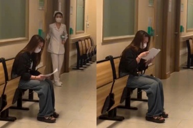 Sự thật đau lòng về bức ảnh cô gái khóc nghẹn ở hành lang bệnh viện