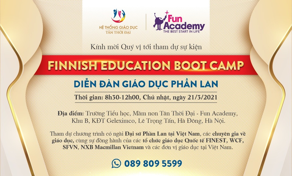 Giáo dục Tân Thời Đại tổ chức Finnish Education Bootcamp về Giáo dục Phần Lan - 1 Giáo dục Tân Thời Đại tổ chức Finnish Education Bootcamp về Giáo dục Phần Lan - 1