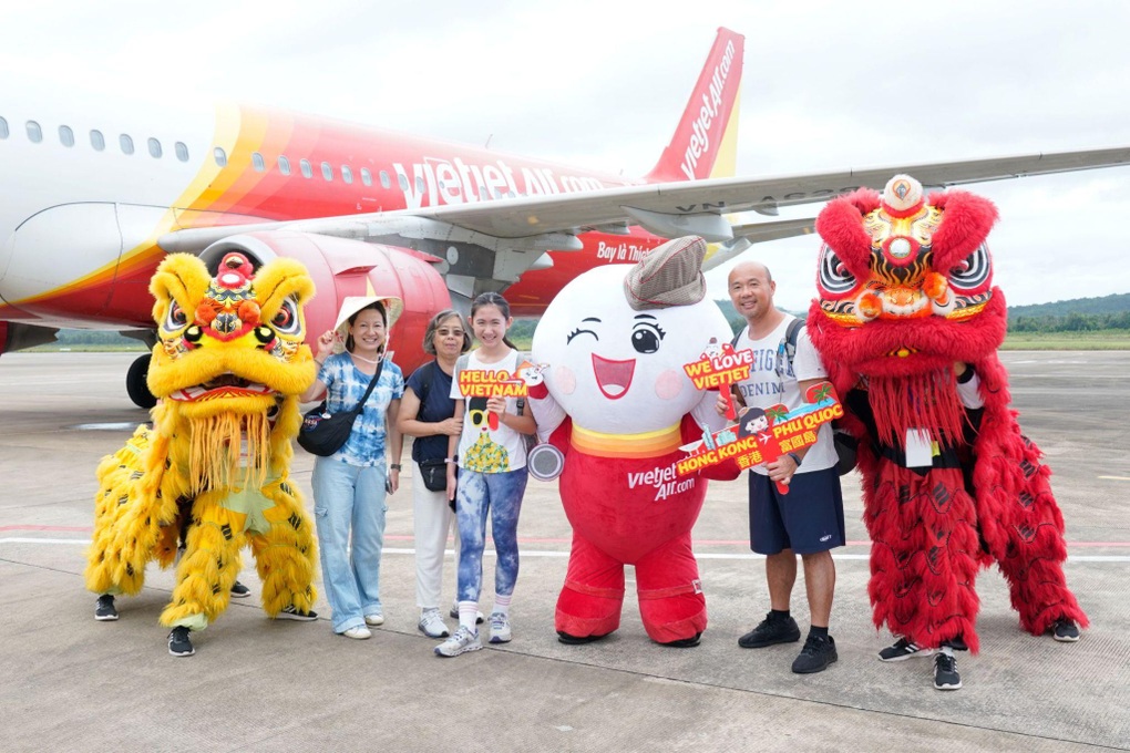 搭乘越捷航空 - 2 從富國島和峴港直飛香港