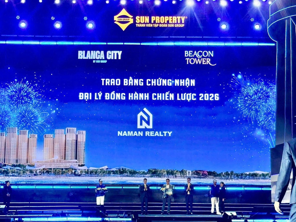 Sun Property vinh danh NamAn Realty là Đại lý Bứt Phá dự án Blanca City - 4 Sun Property vinh danh NamAn Realty là Đại lý Bứt Phá dự án Blanca City - 4