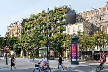 Độc đáo tòa nhà dùng cây xanh làm rèm cửa