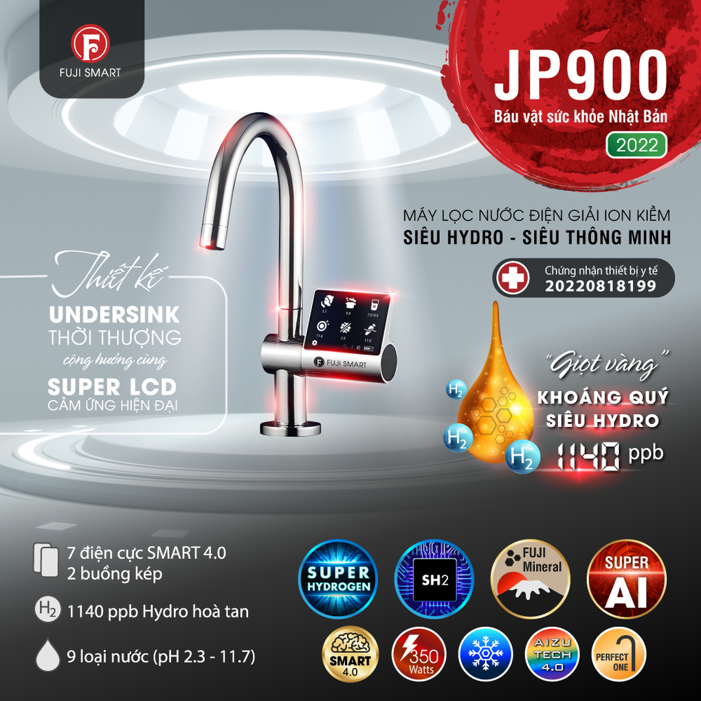 Tập đoàn Fuji Nhật Bản ra mắt máy lọc nước ion kiềm Siêu Hydro - Thông Minh - 5 Tập đoàn Fuji Nhật Bản ra mắt máy lọc nước ion kiềm Siêu Hydro - Thông Minh - 5