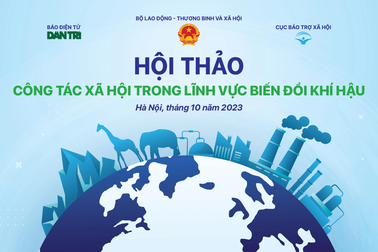 Hội thảo "Công tác xã hội trong lĩnh vực biến đổi khí hậu" tại Hà Nội và TPHCM