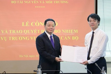 Bộ TN-MT bổ nhiệm Vụ trưởng Tổ chức cán bộ