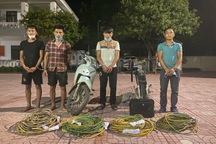Trộm cáp chống sét đem bán đồng nát lấy tiền mua ma túy