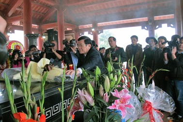 Chủ tịch nước thăm và chúc Tết tại Nghệ An