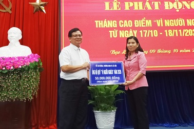 Bạc Liêu phát động tháng cao điểm "Vì người nghèo" năm 2020